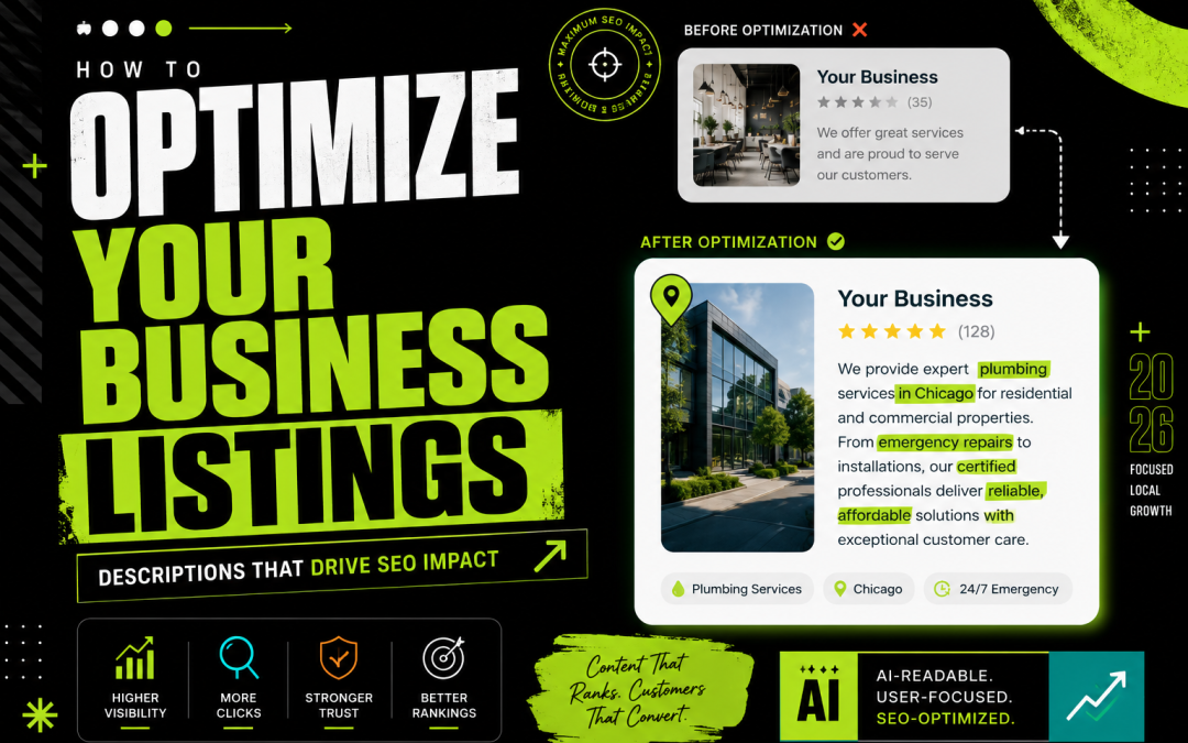 How to Optimize Your Business Listing Descriptions for Maximum SEO Impact